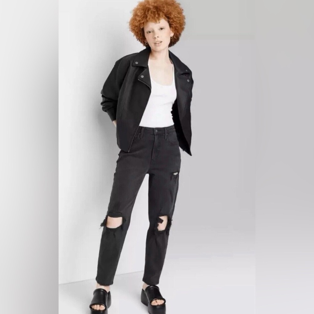 Wild Fable Super High Rise Tapered Jean SZ 00/27” NWT